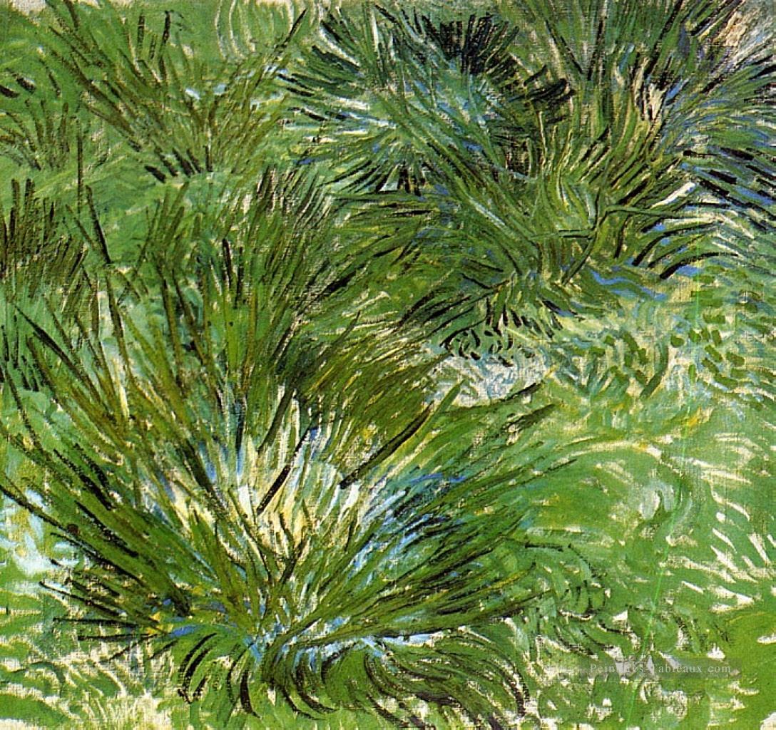 Massifs d’herbe Vincent van Gogh Peintures à l'huile